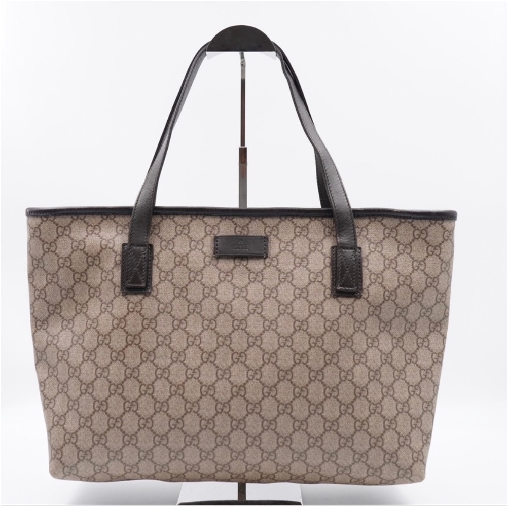 Gucci supreme canvas tote